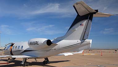 Learjet 55 N905RL, Phoenix-Mesa Gateway Airport Aviation Day, March 12, 2011